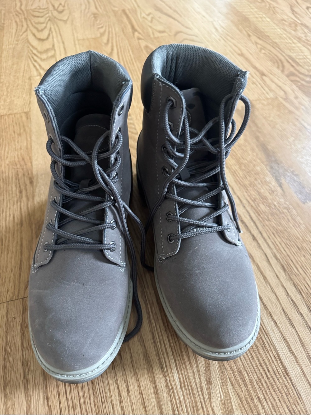 Lugz Men's Taupe Lace-Up Boots